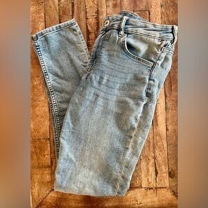 Vintage Divided Y2K Classic Blue Women's Straight Skinny Stretch Jeans 8 30”x28”